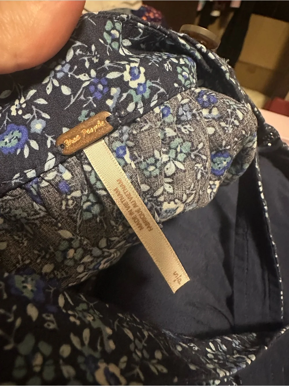 Free people petunia mini dress floral size small